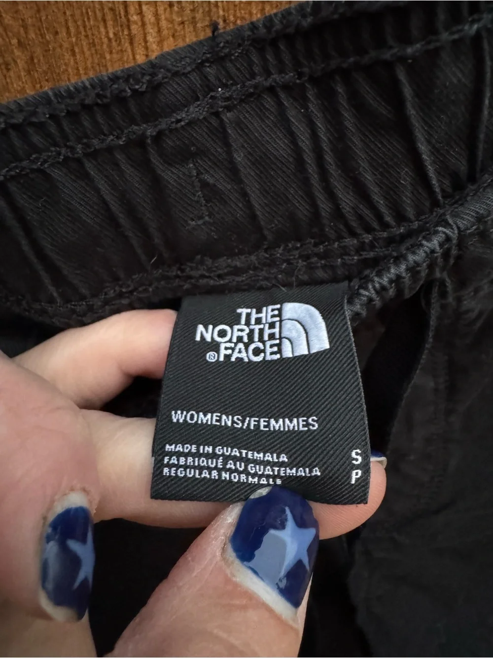 Cotton The North Face Women's Black Athletic Drawstring Shorts